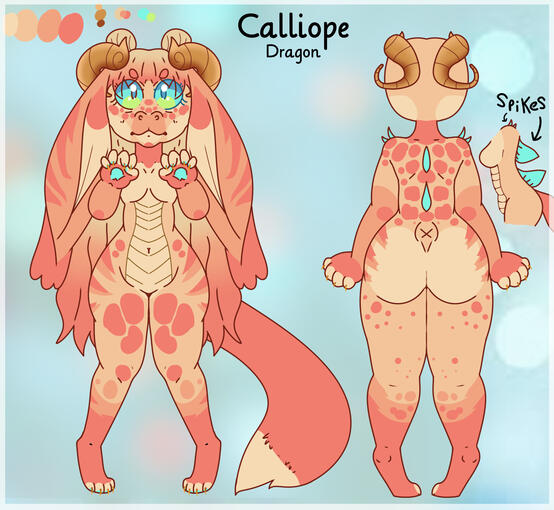 75$ - Simple Anthro Reference Sheet
