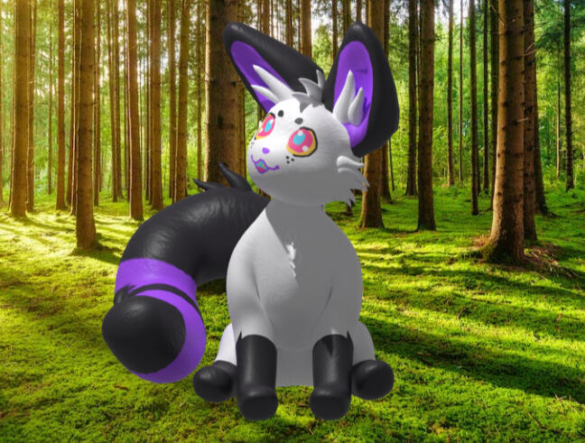 100$ - 3D Model (Rigged and Posed)